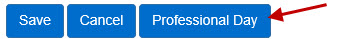 An image showing the button to set and save a professional day 