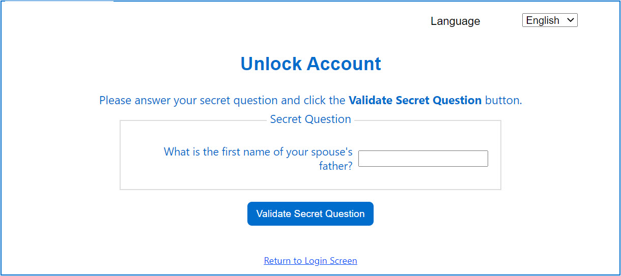 An image showing your secret question